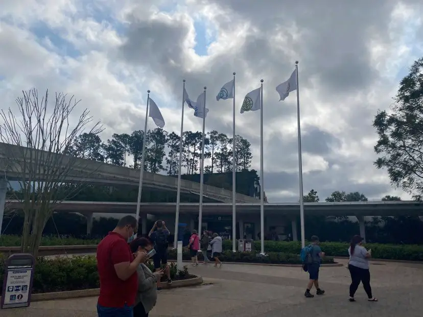 epcot flagpoles new flags