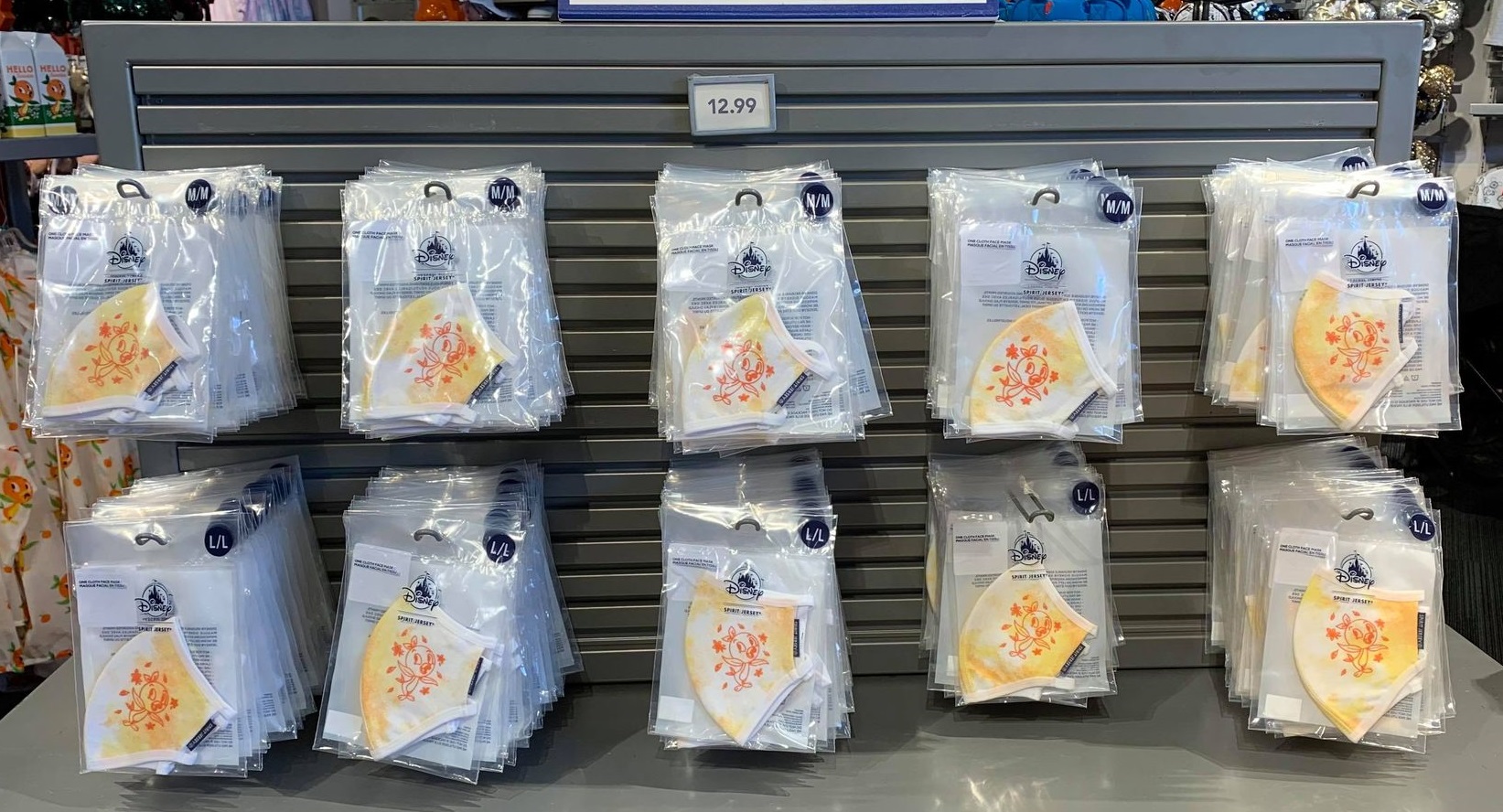 New Orange Bird Spirit Jersey Facemasks spotted in Epcot