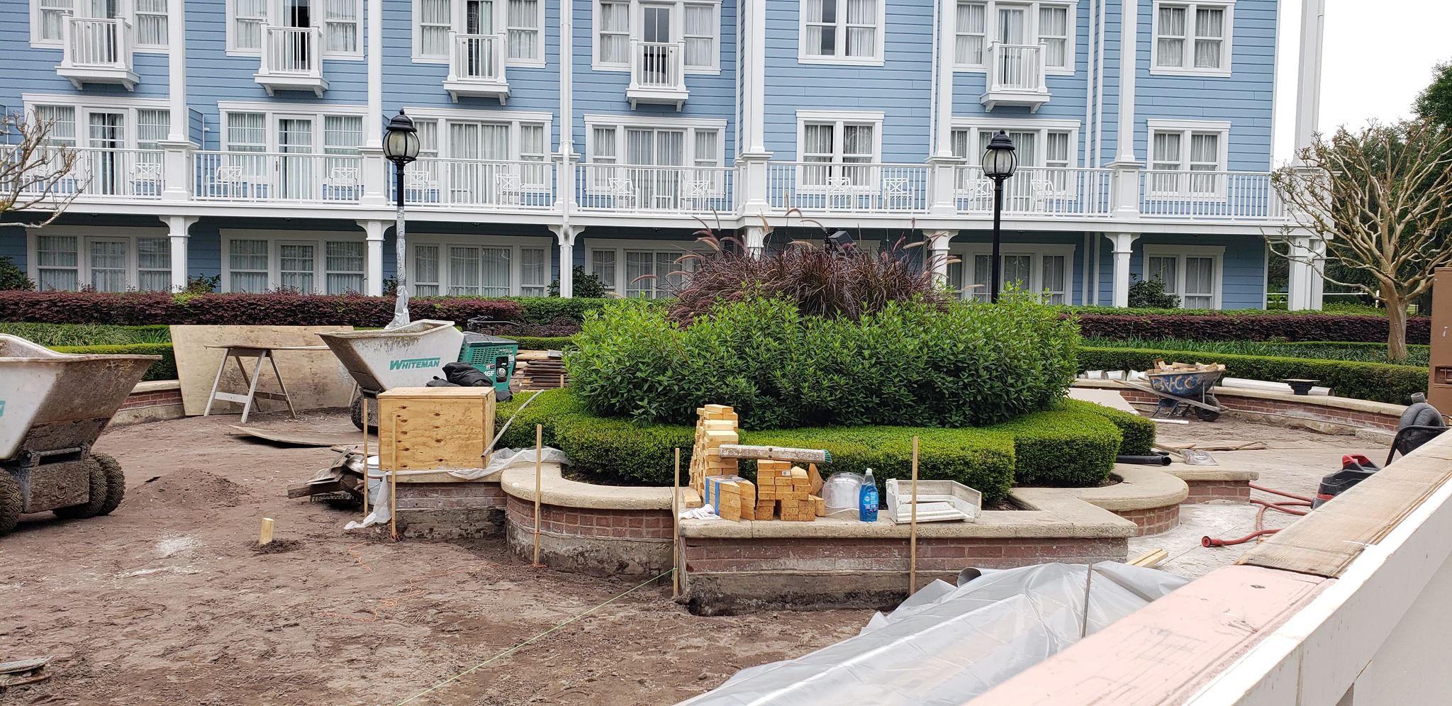 Photos: Disney's Beach Club back entrance Construction