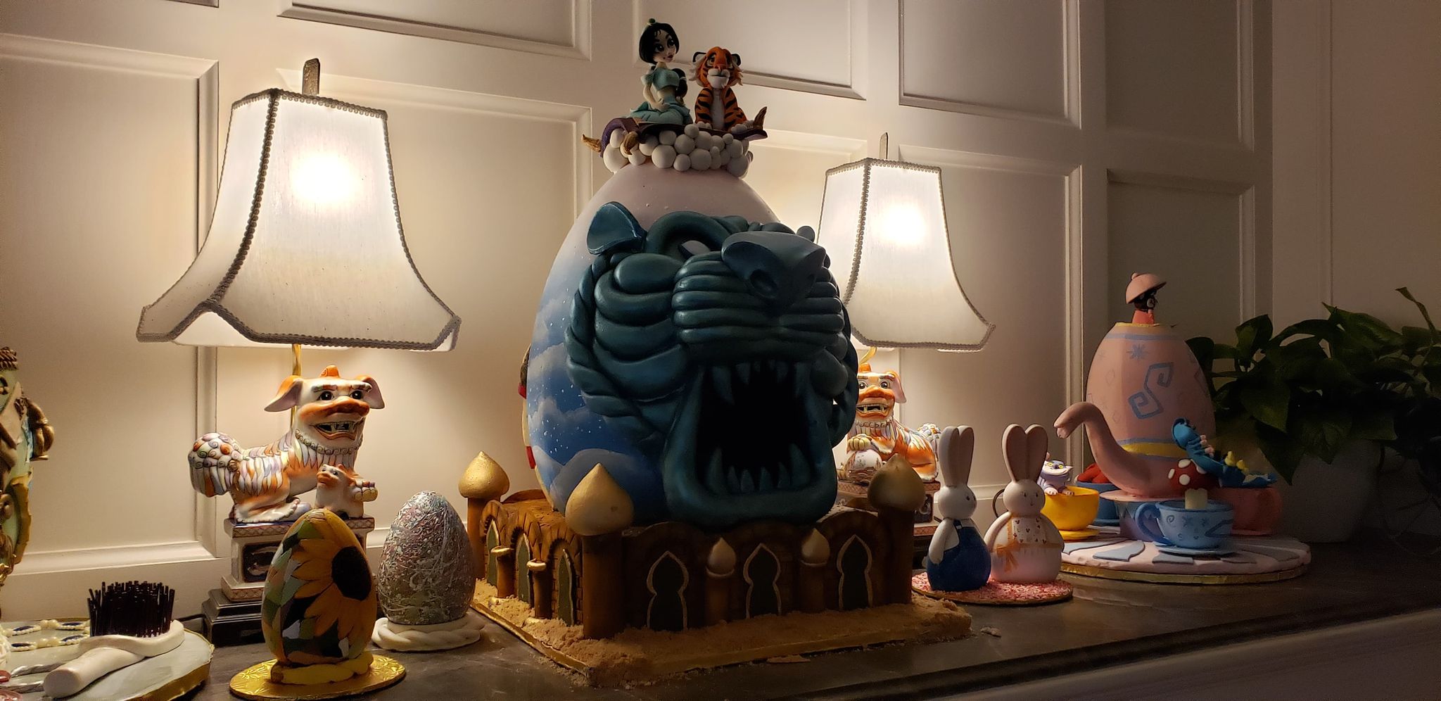 First Look at the Easter Egg displays at the Yacht & Beach Club