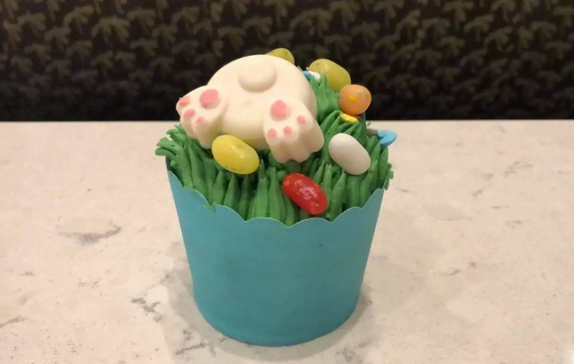 You must try this Easter Egg Hunt Cupcake at the Grand Floridian