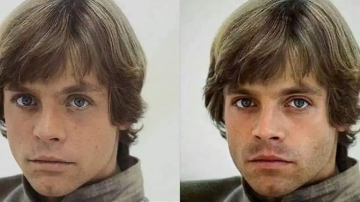 Sebastian Stan Luke Skywalker