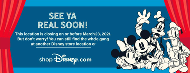 Disney Store - Ingram Park Mall - San Antonio, TX (March 15, 2021) 8 Days  Before Closing 