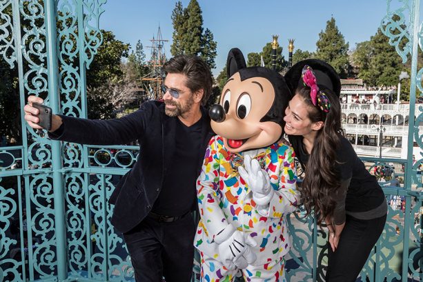 John Stamos and Mickey Mouse