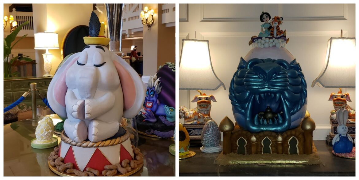 First Look at the Easter Egg displays at the Yacht & Beach Club