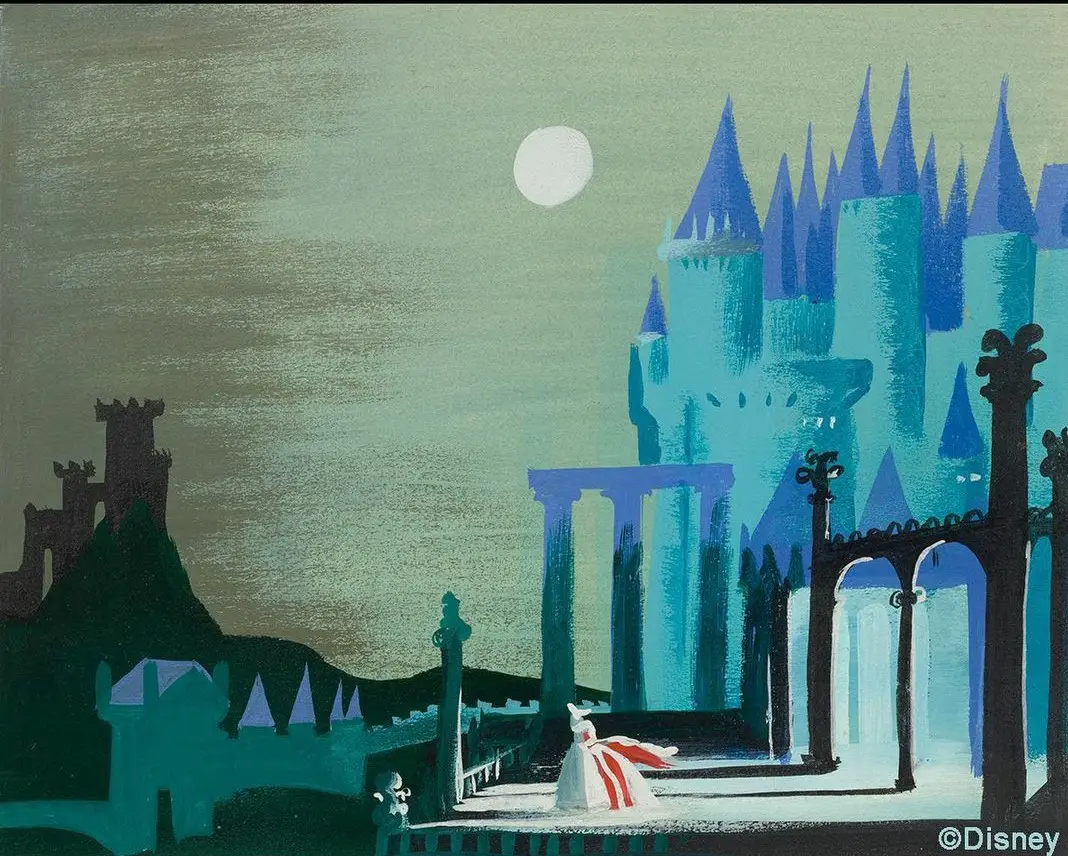 New Mary Blair-Inspired 50th Anniversary Cinderella Castle Art
