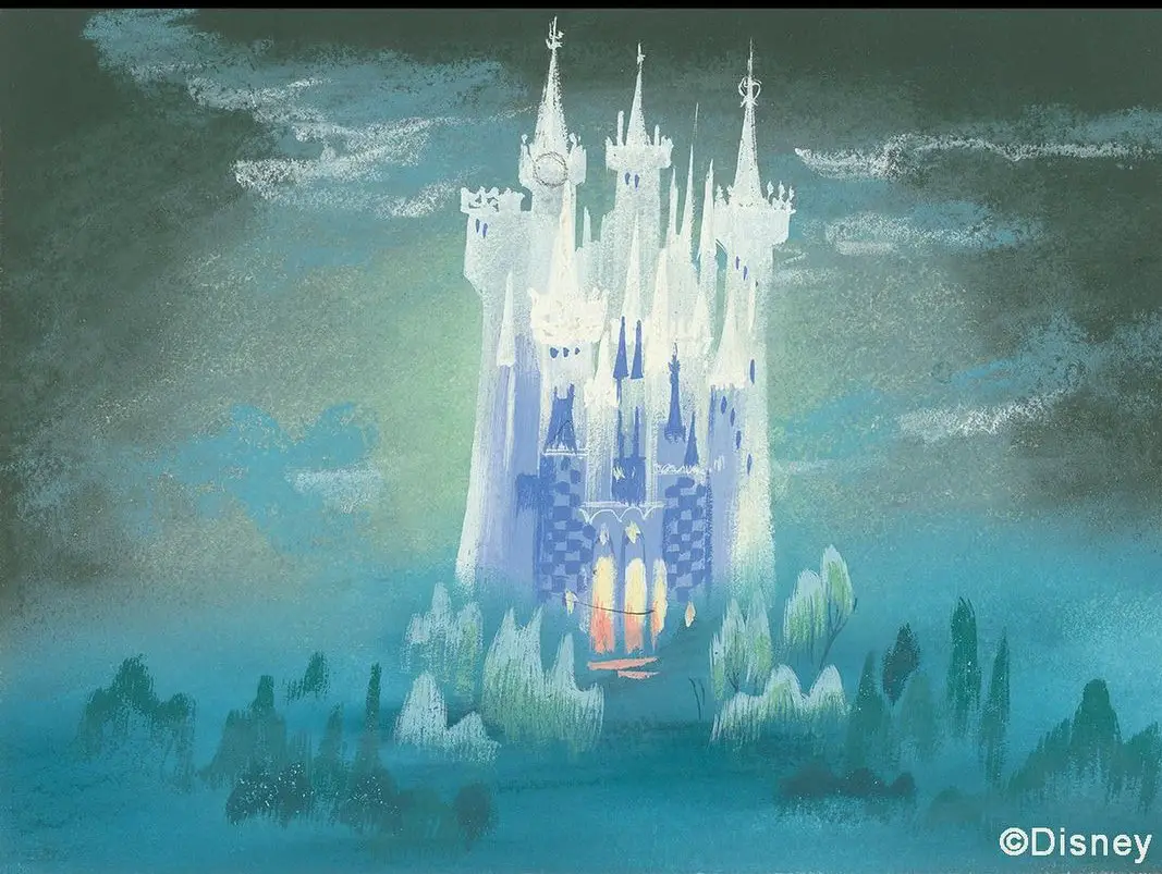 New Mary Blair-Inspired 50th Anniversary Cinderella Castle Art
