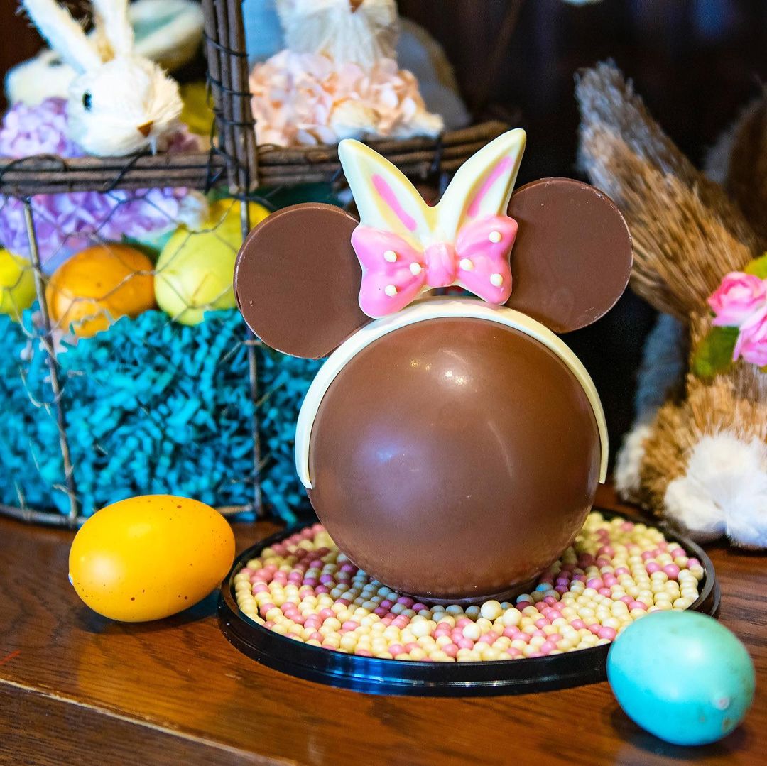 New Boozy Bourbon Chocolate Bunny & Minnie Piñata at Disney Springs