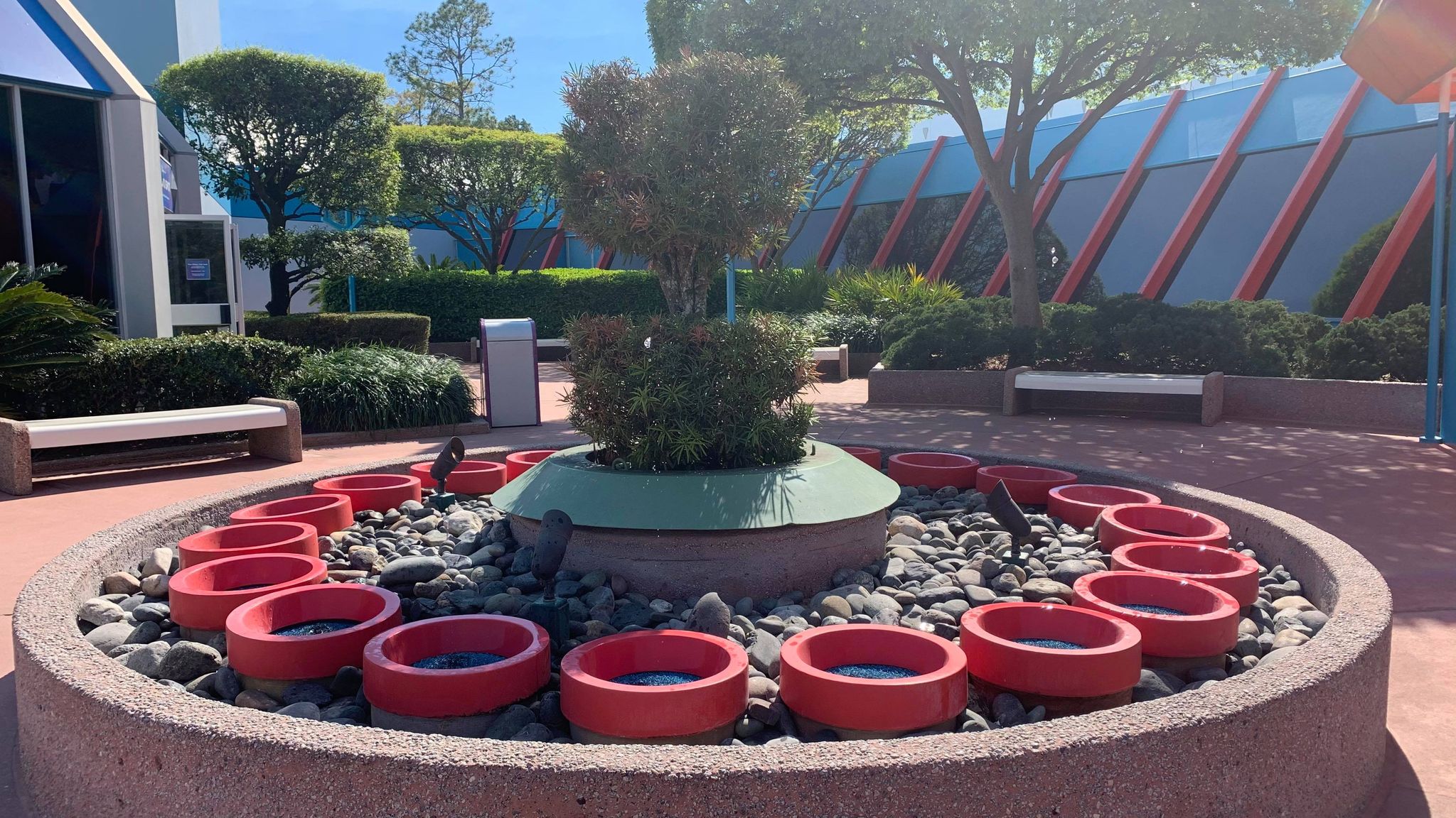 Epcot's Imagination Pavilion Jumping Fountains Are Working Again