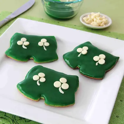 Celebrate St. Patrick’s Day With These Mickey’s Shamrock Shorts Cookies