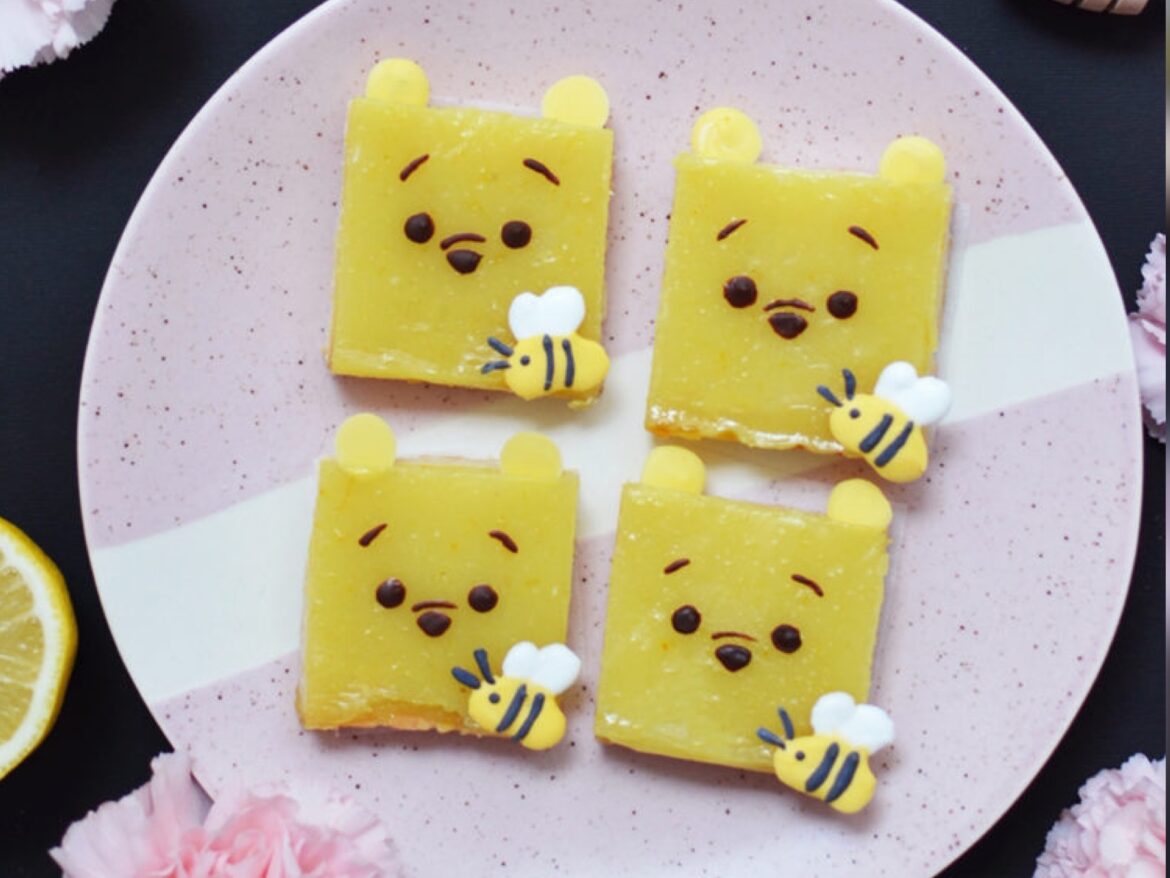 These Winnie The Pooh Lemon Bars Are The Perfect Treats For Spring!
