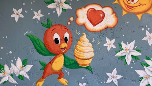 Orange Bird Mural