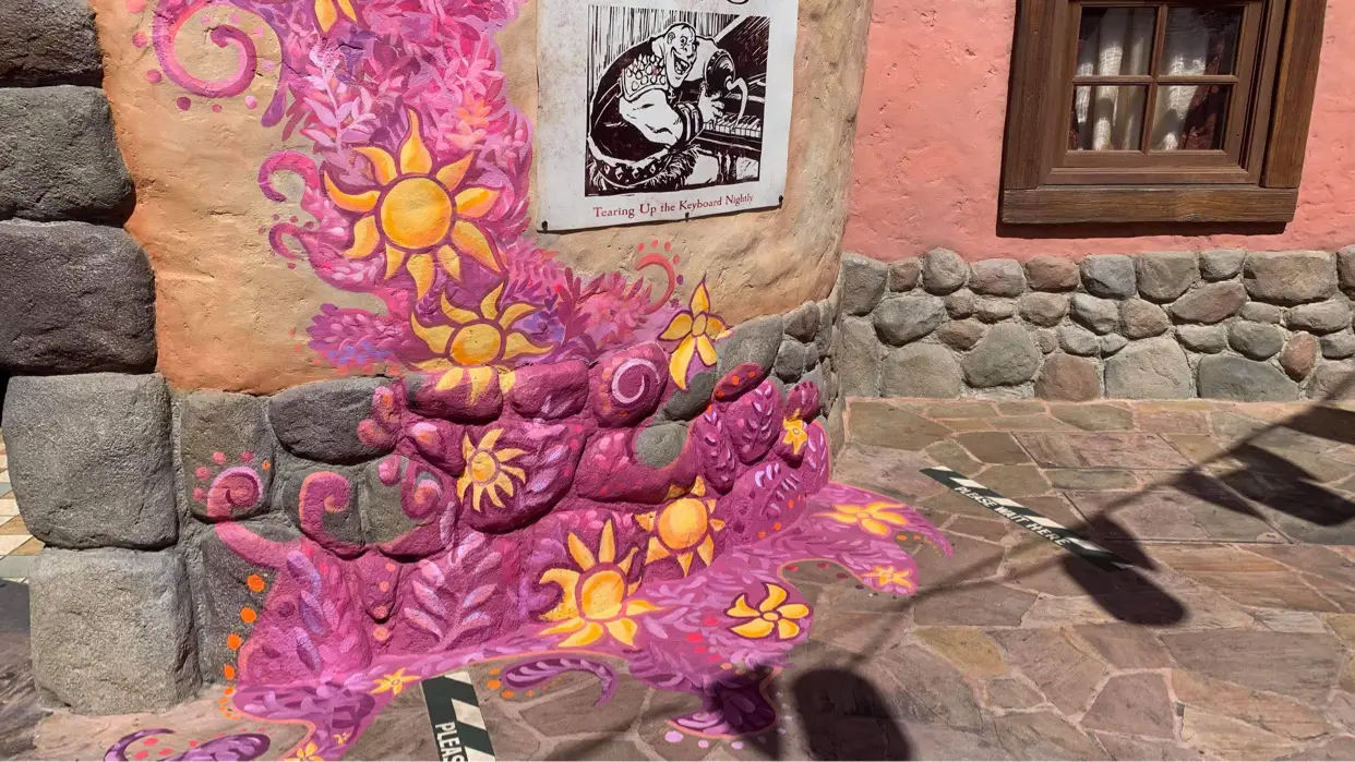 Tangled area in the Magic Kingdom gets a new paintjob
