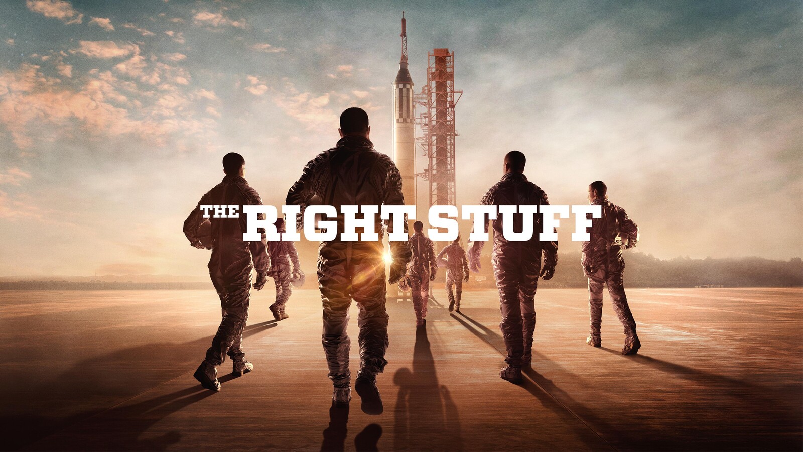 The Right Stuff cast and logo
