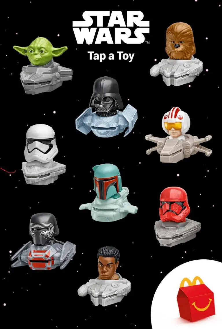 Star Wars And Disney Princess Happy Meal Toys Now At McDonald's!