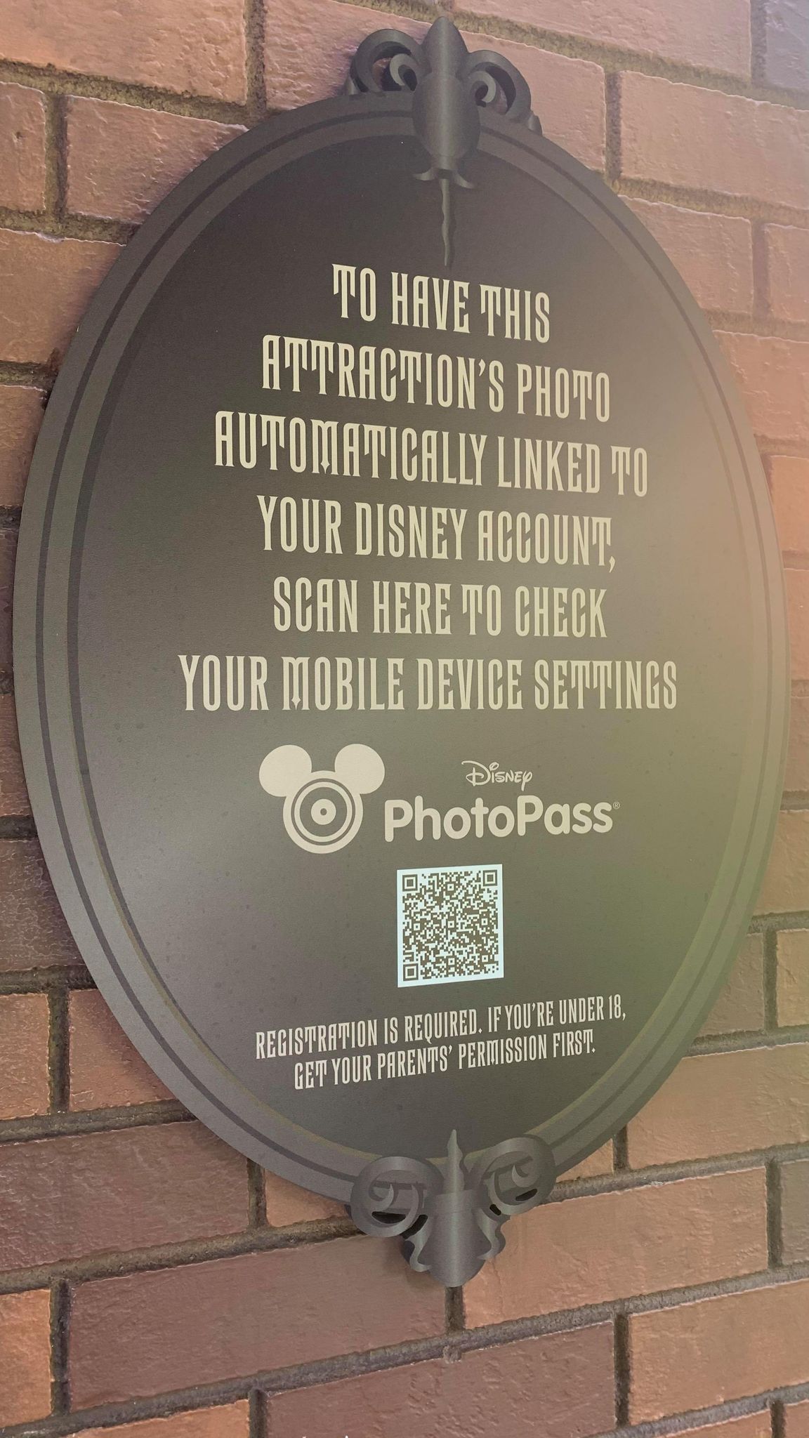 PhotoPass QR code