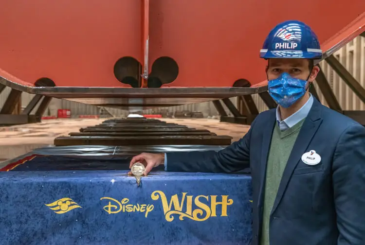 Disney Wish hits a major construction milestone today