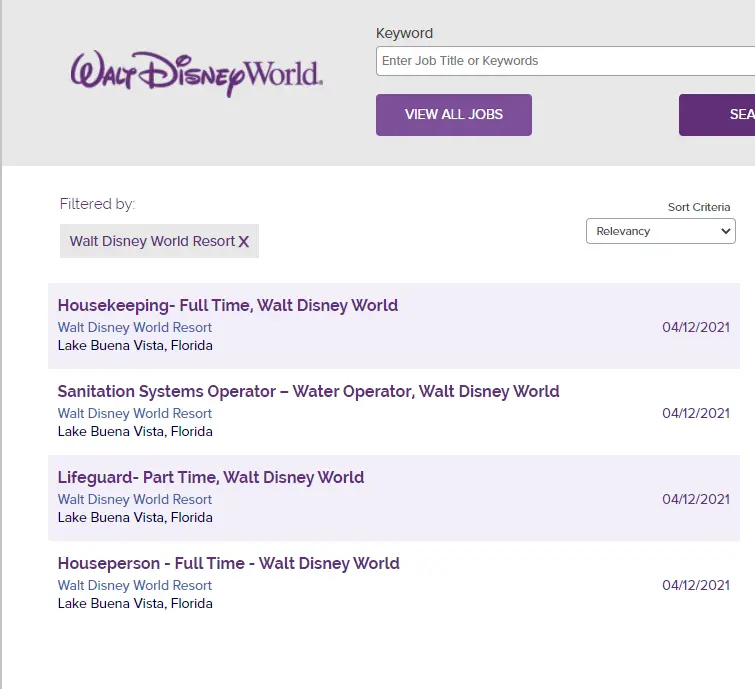 Disney World is Hiring as more Cast Members return to work
