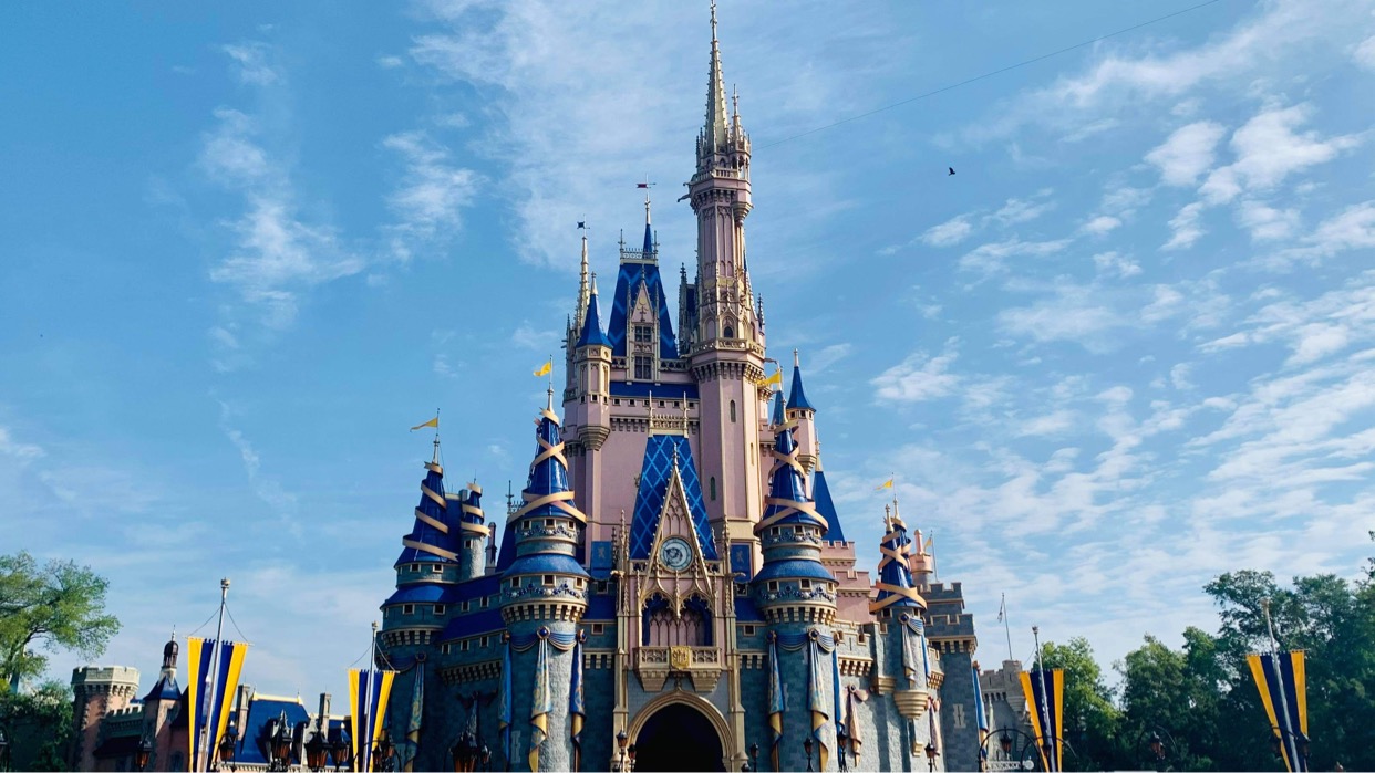 Cinderella Castle Turrets now complete as part of the 50th Anniversary Makeover