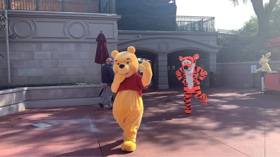 Winnie the Pooh & Friends spotted in the Magic Kingdom