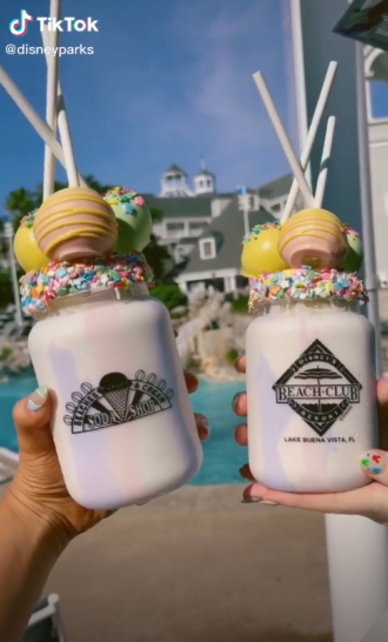 Wildberry Cake Pop Shake now available at Beaches & Cream
