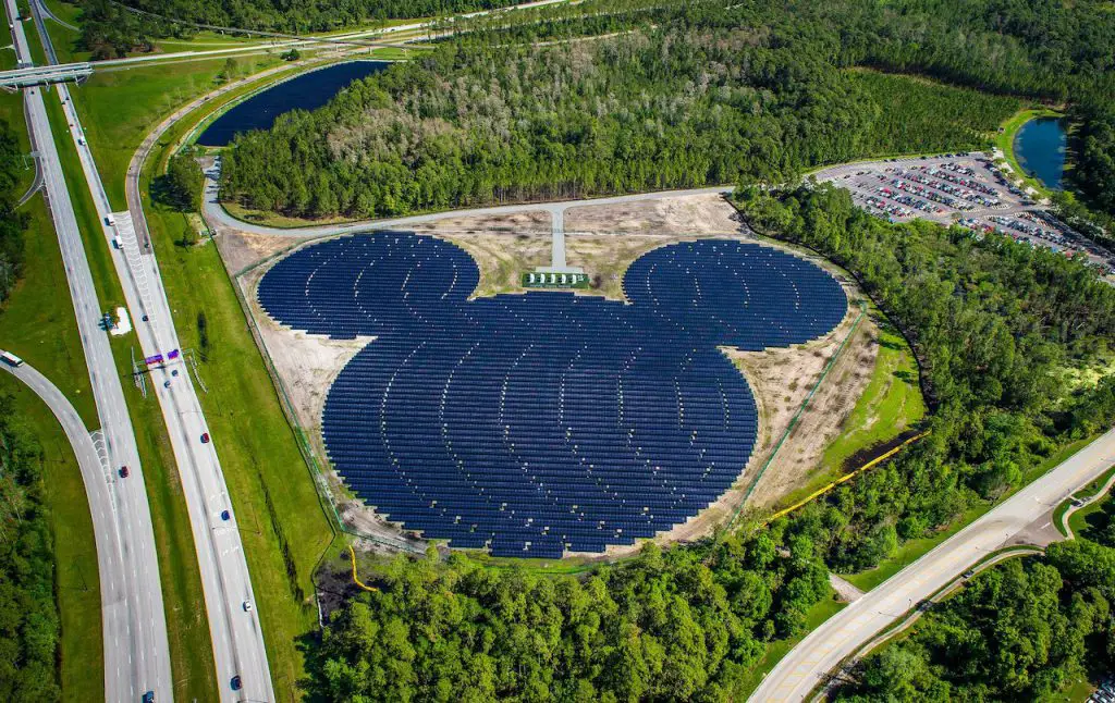 Disney uses the sun to power the Parks around the world