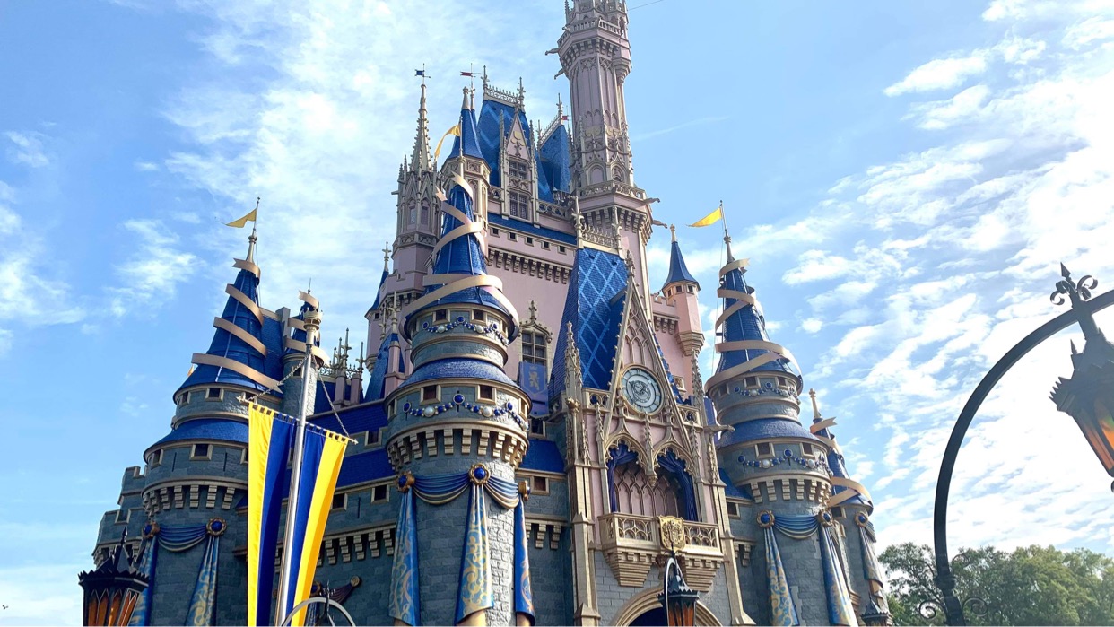 Cinderella Castle Turrets now complete as part of the 50th Anniversary Makeover