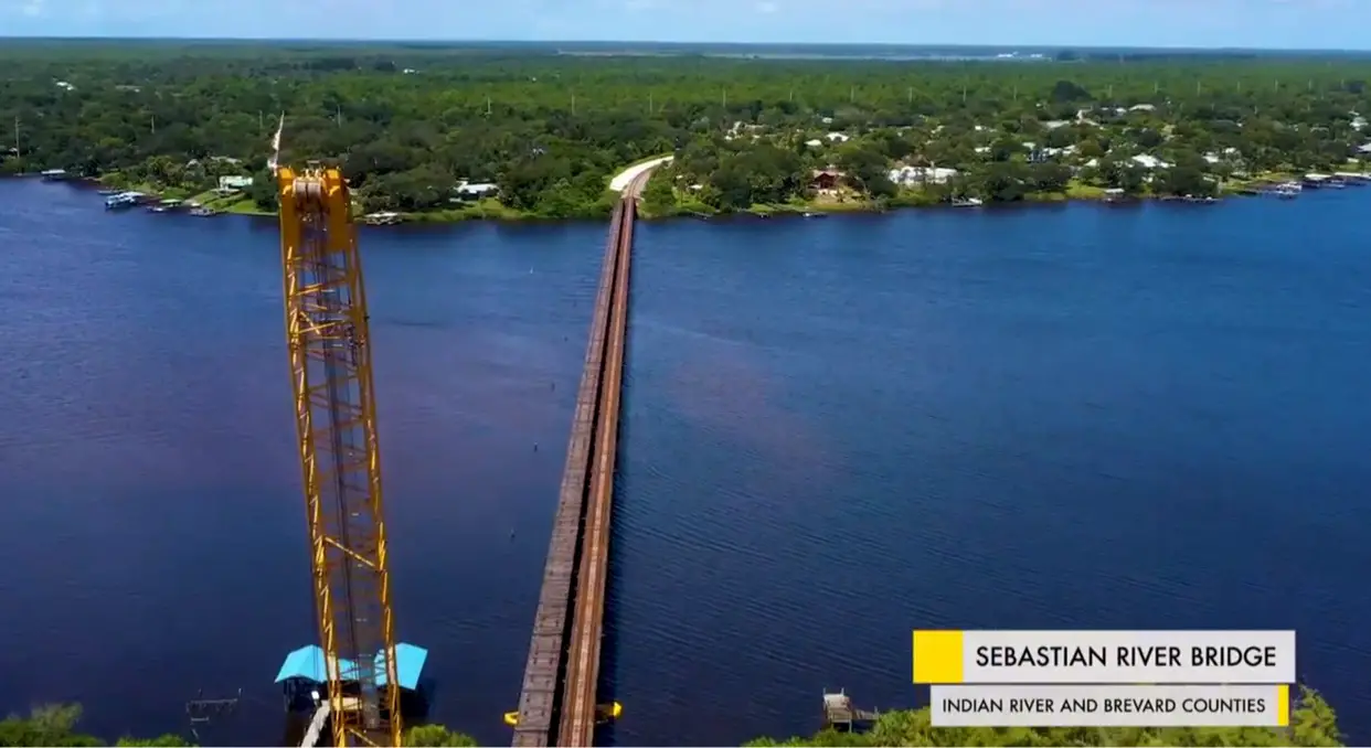 See the first Drone video of Brightline rail expansion from South Florida to Orlando