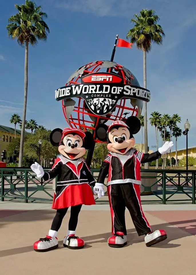 Mickey and Minnie at ESPN Wide World of Sports