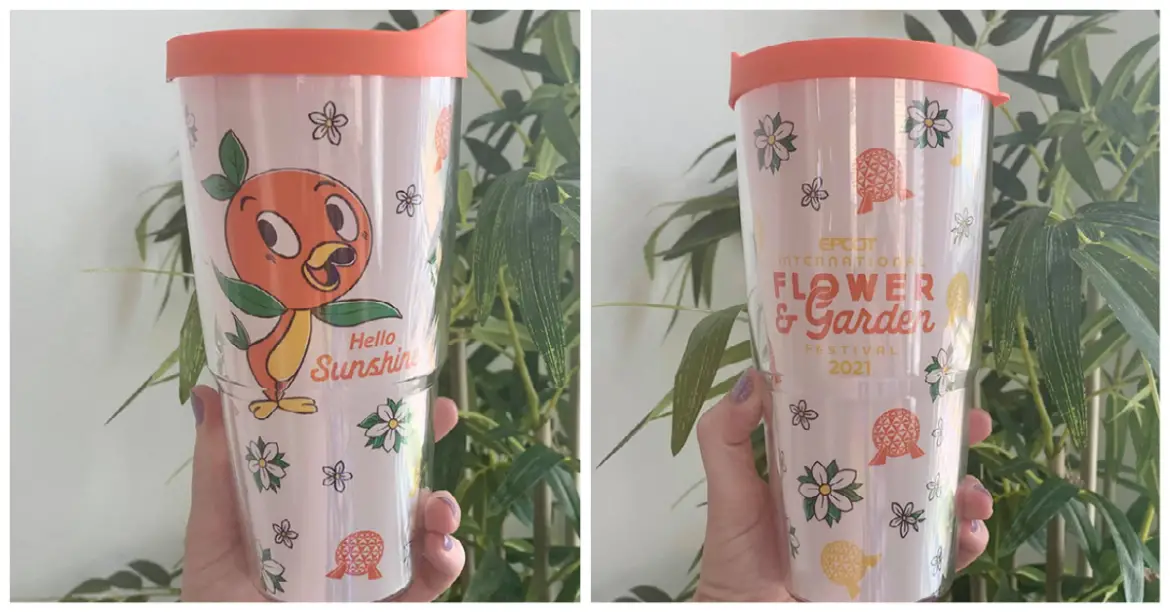 New Orange Bird Tumbler For The Flower And Garden Festival