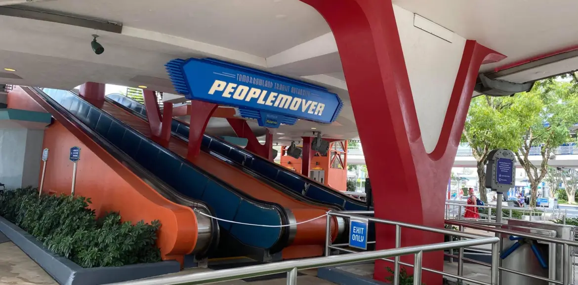 Testing is still underway for PeopleMover in the Magic Kingdom