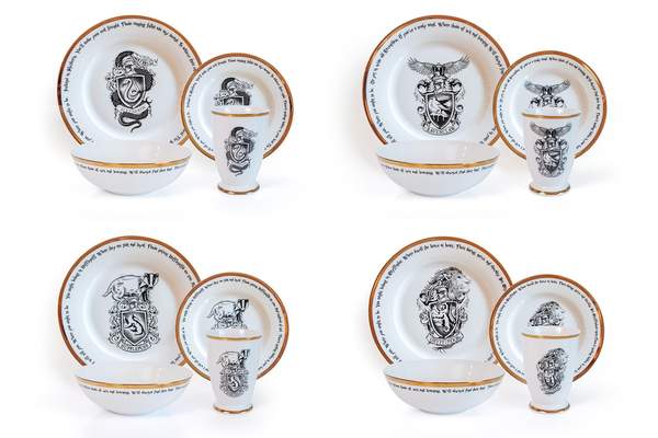 Magical Harry Potter Hogwarts Houses Dishes