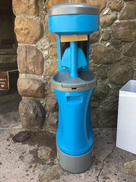 Handwashing Stations removed from Disney World Theme Parks