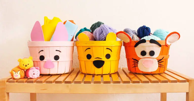 Adorable Winnie The Pooh Easter Baskets DIY!