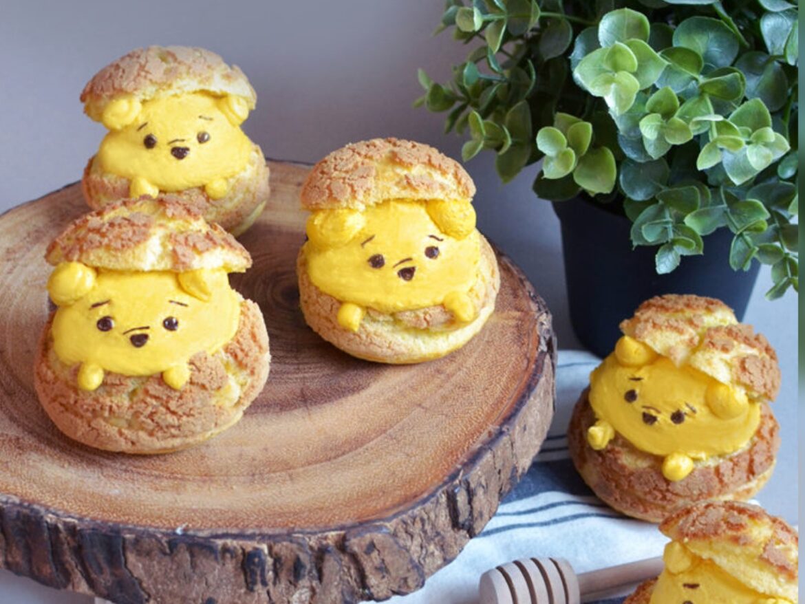 Super Cute Winnie The Pooh Cream Puffs You Can Make At Home!