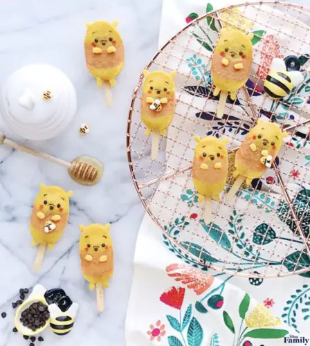 Winnie the Pooh Popsicles