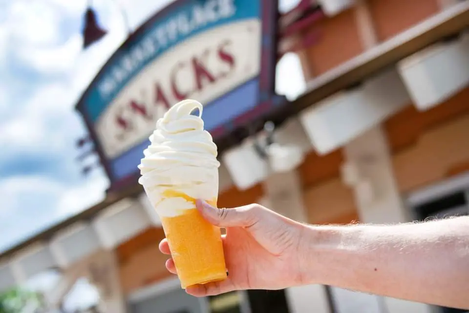 New Vanilla Orange Slushy Float Now Available At Disney Springs!