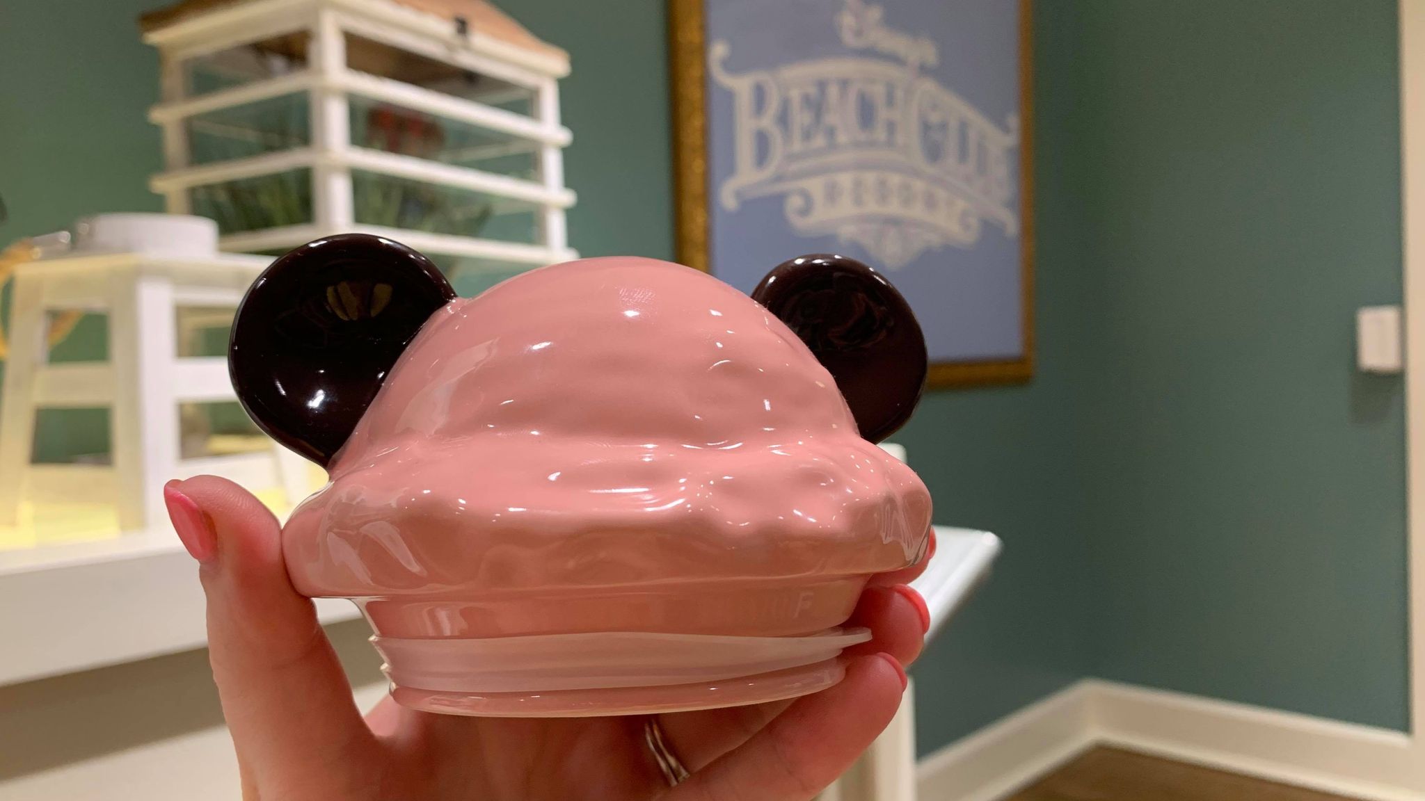 Deliciously Cute Mickey Ice Cream Dish