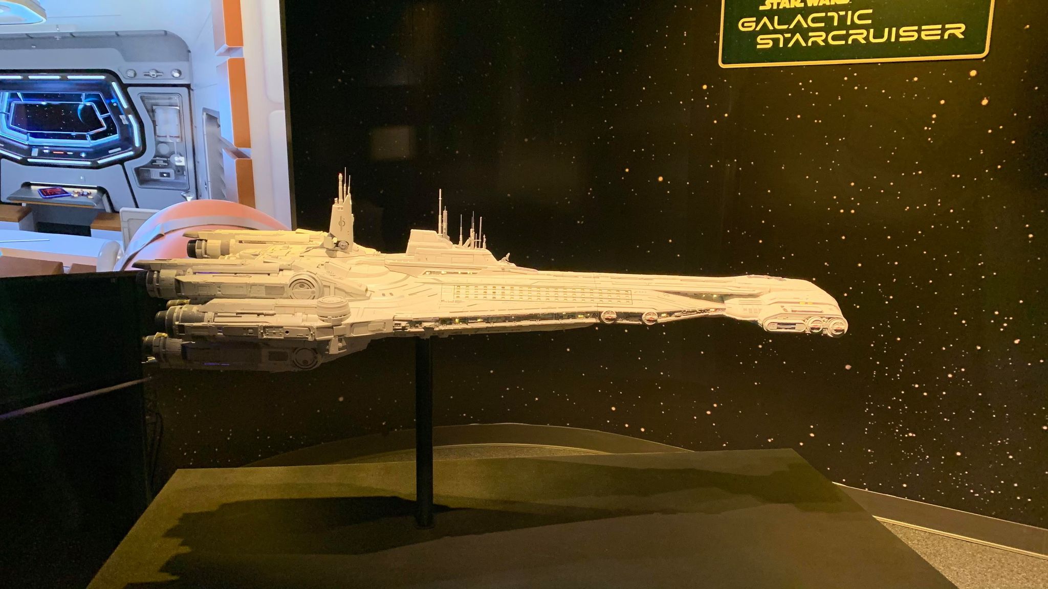 Model of Galactic Starcruiser Halcyon