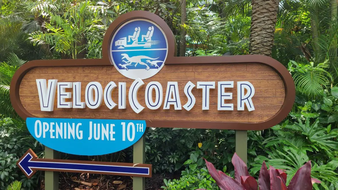 Check out the Jurassic World VelociCoaster During Passholder Previews