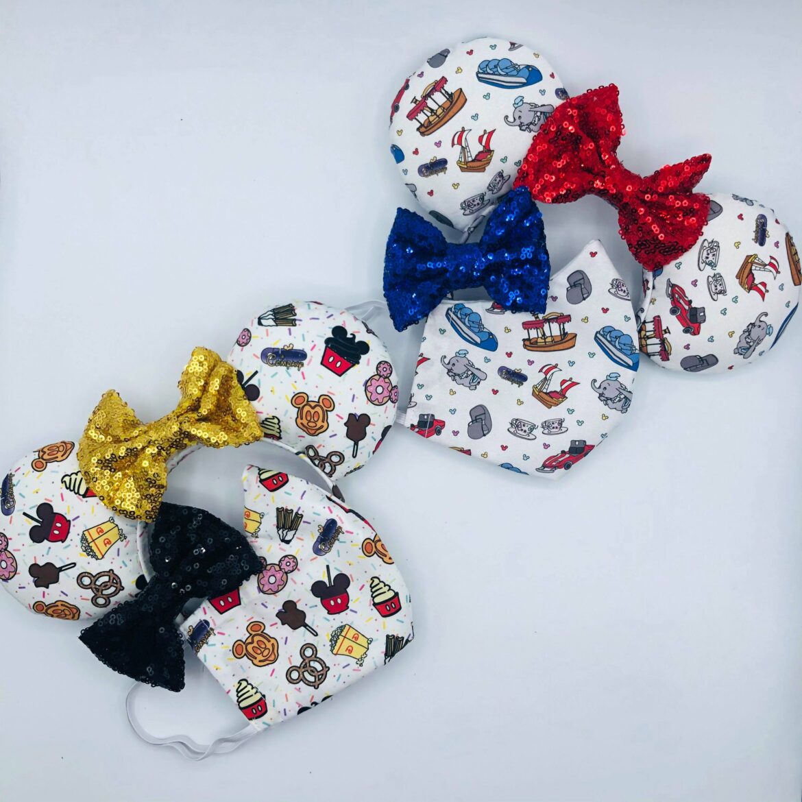New Chip and Co Face Masks And Matching Minnie Ears!
