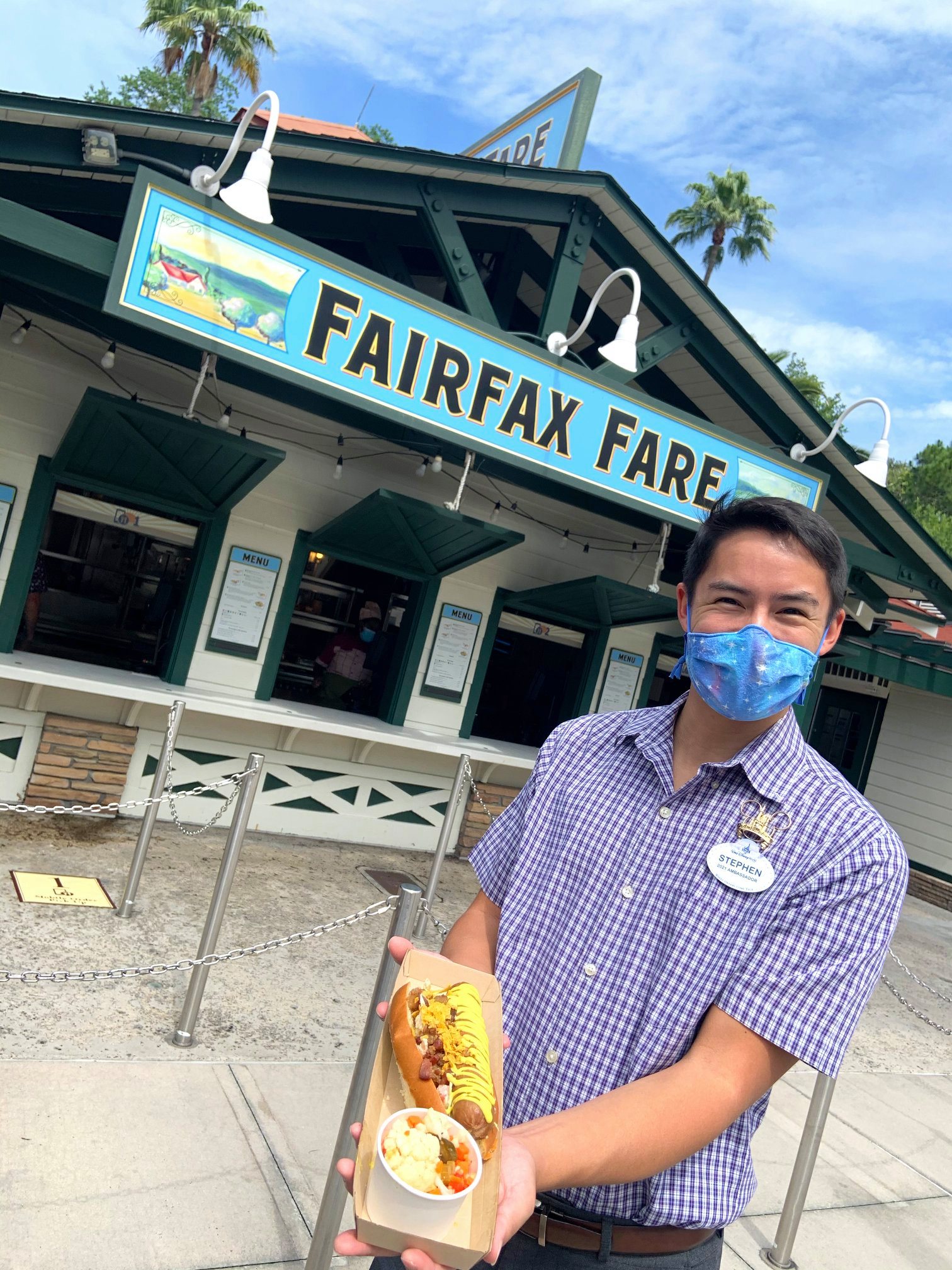 Disney Cast Members Celebrate the reopening of Fairfax Fare with a brand-new menu