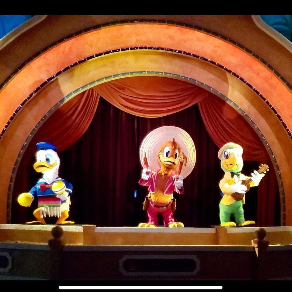 The Three Caballeros have returned to The Gran Fiesta Tour