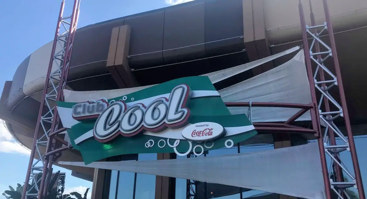Permits filed to install signage for Club Cool in Epcot