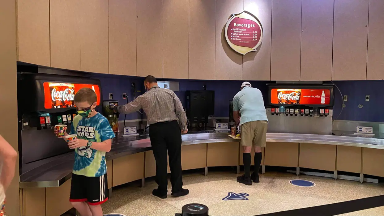 Self Service Drink stations now open in Sunshine Seasons at Epcot