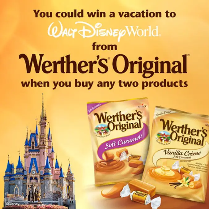 Win a trip to Disney World from Werther's Original!
