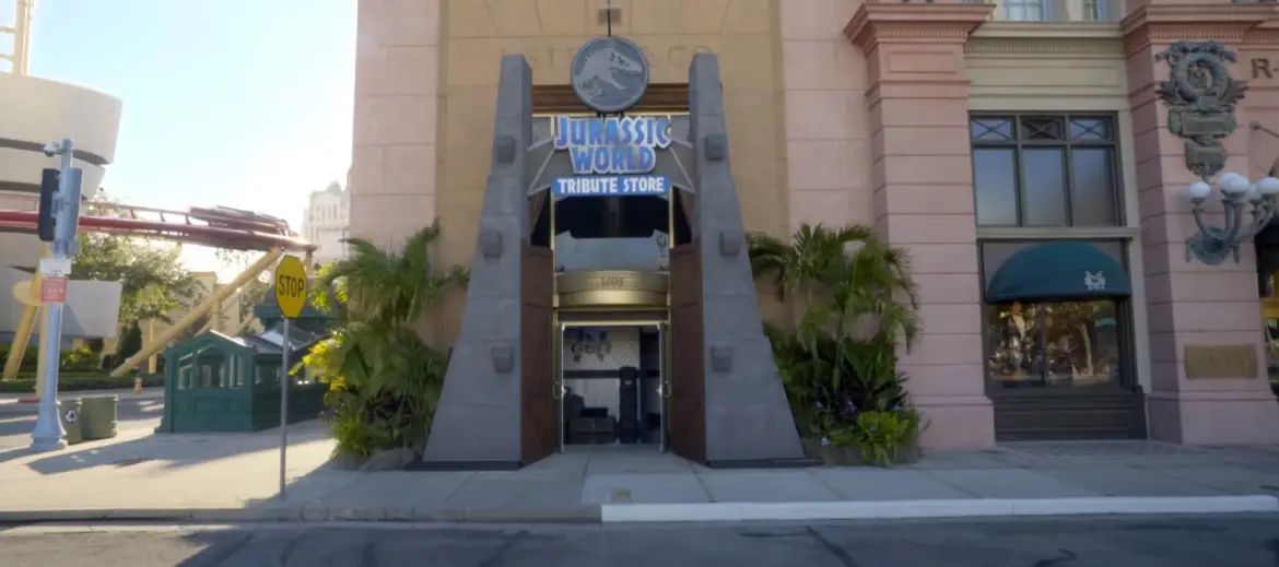 Jurassic World Tribute Store closing on August 9th at Universal Studios Florida