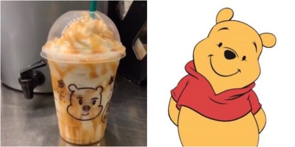 Winnie the pooh Frappuccino