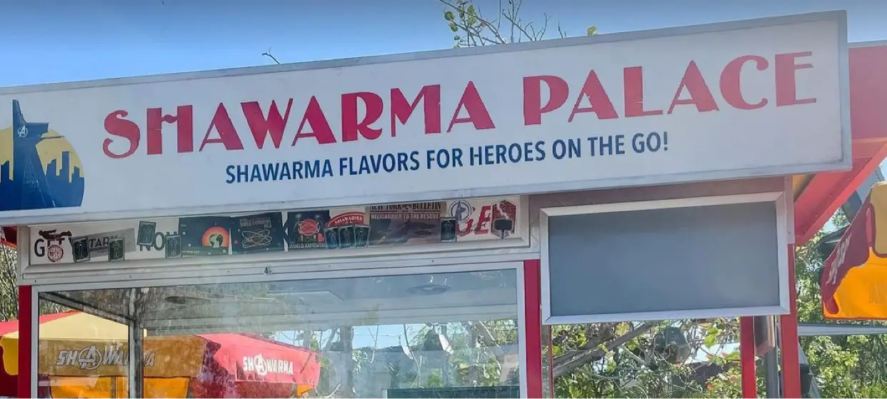 Disney shares Sneak Peek at Shawarma Palace for Avengers Campus
