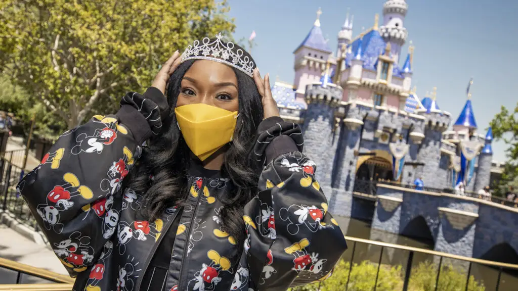 Brandy Visits Disneyland Park in Celebration of Disney’s ‘Ultimate Princess Celebration’ Anthem Debut